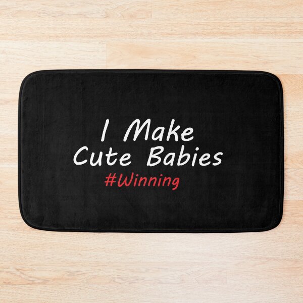 Item preview, I MAKE CUTE BABIES WINNING, Fathers Day Gift, Graphic Creative Tee, Baby Daddy designed and sold by adjamine.