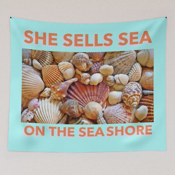 Item preview, She Sells Seashells On The Seashore designed and sold by DTEH.