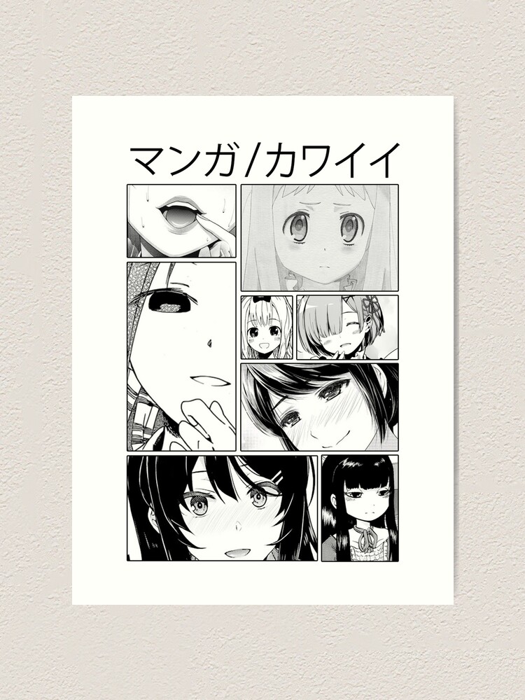 Anime Girls - Manga Inspired Collage (Manga/Kawaii)