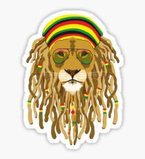 Hipster - Rastalion Sticker