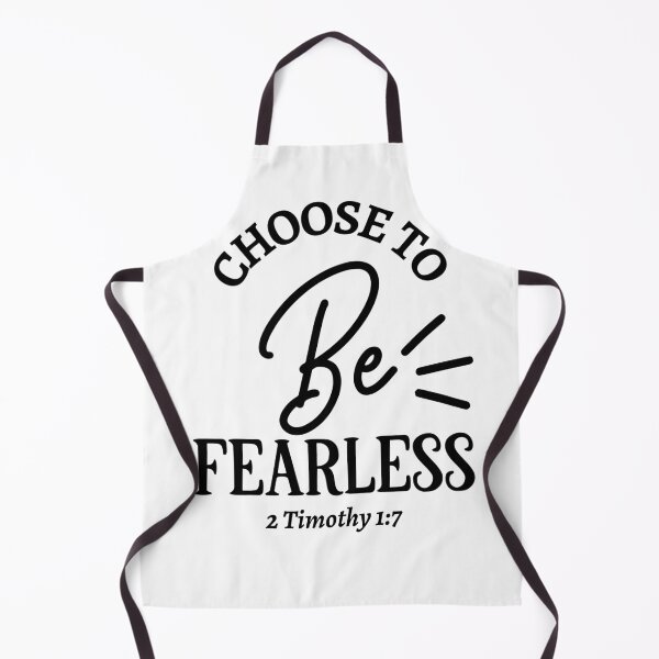 Item preview, Choose to Be Fearless - Power Promise 2 Timothy 1:7 - text black design designed and sold by Mind-Your-Life.