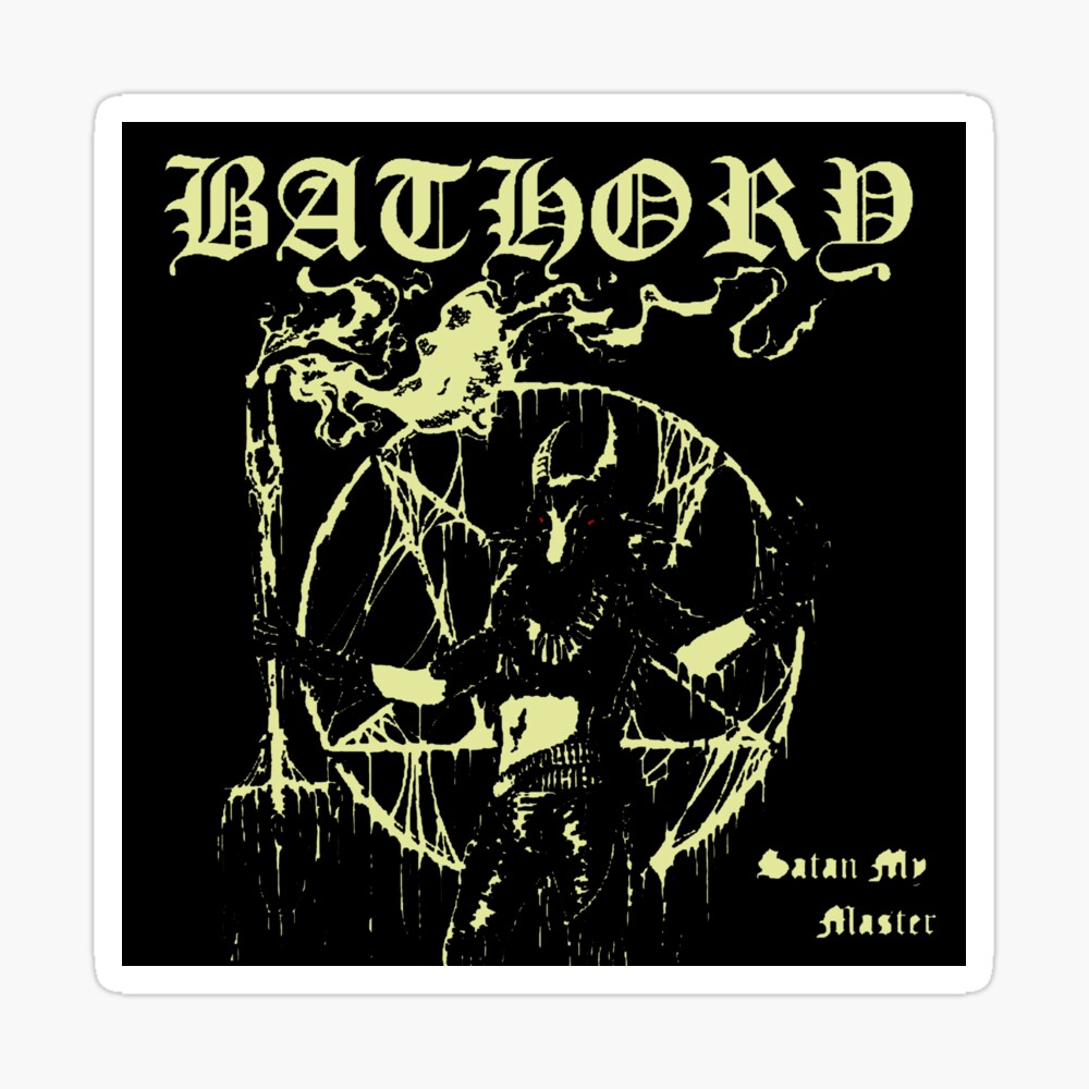 Bathory  Satan Is My Master  3/4 sleeve T shirt