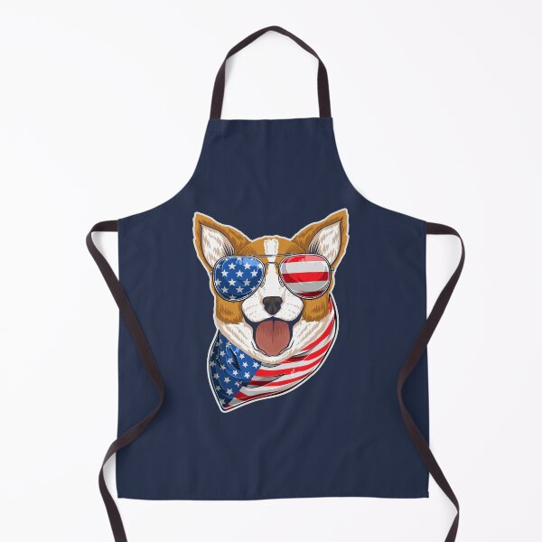 Item preview, All American Corgi 4th of July on Red designed and sold by Uppercase Tees.