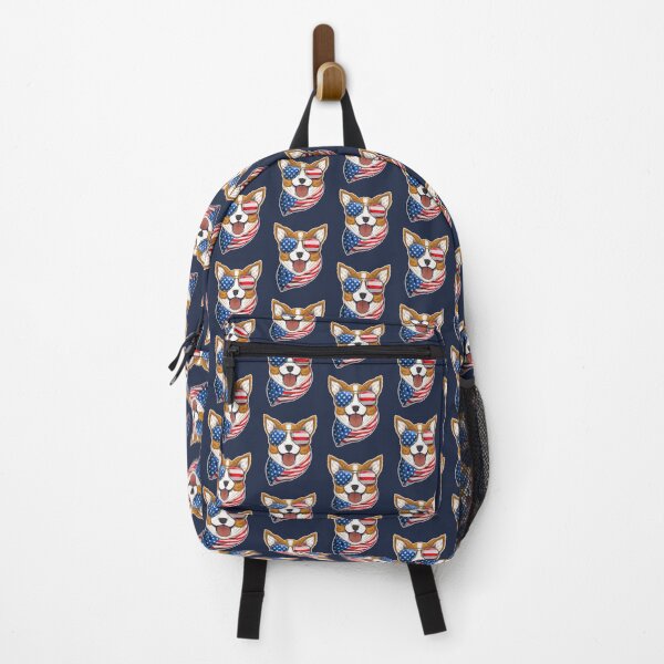 Item preview, All American Corgi 4th of July on Red designed and sold by Uppercase Tees.
