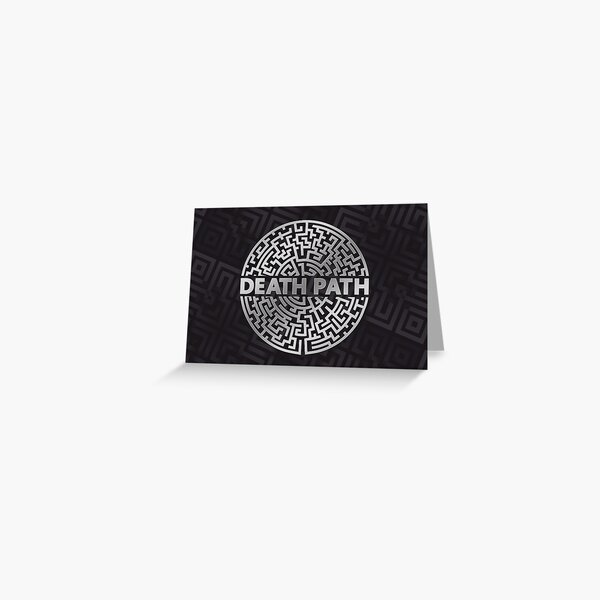 Death Path w/background Greeting Card