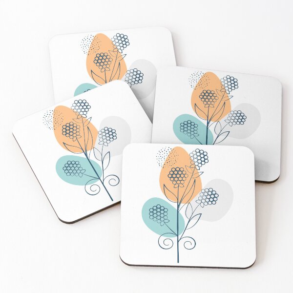 Item preview, Line Art Minimal Flower Abstract designed and sold by YaliliArt.