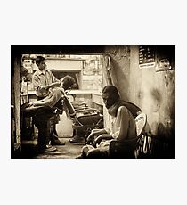 Into the Barbershop Photographic Print