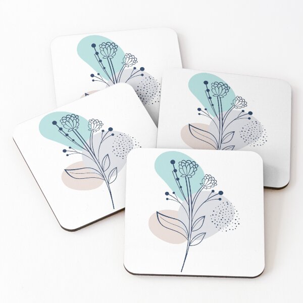 Item preview, Minimalist Abstract Flowers designed and sold by YaliliArt.