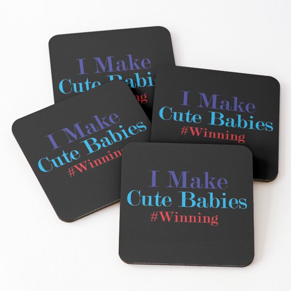 Item preview, I MAKE CUTE BABIES WINNING, Fathers Day Gift, Graphic Creative Tee, Baby Daddy designed and sold by adjamine.