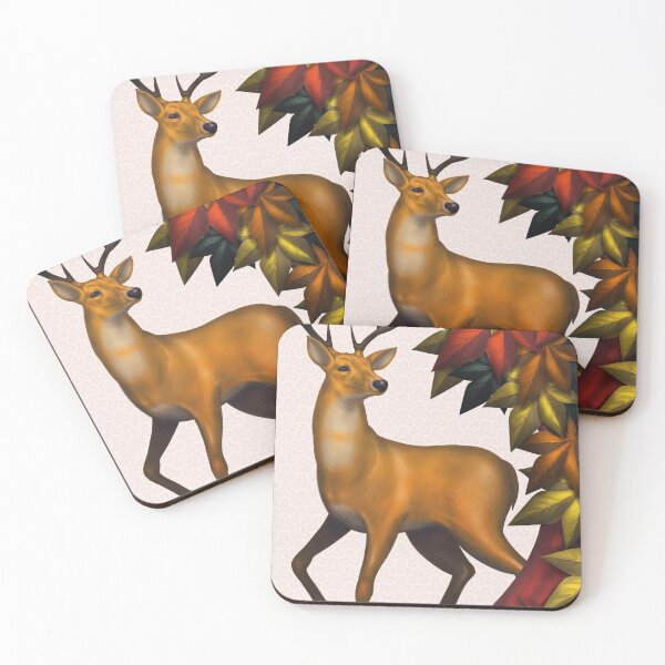 Item preview, Hanafuda Deer Maple designed and sold by MrRamenBox.