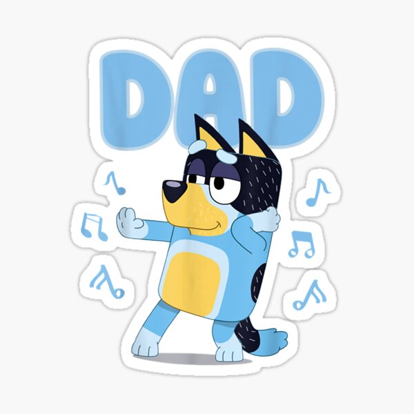 Fathers Blueys Dad Mum Sticker