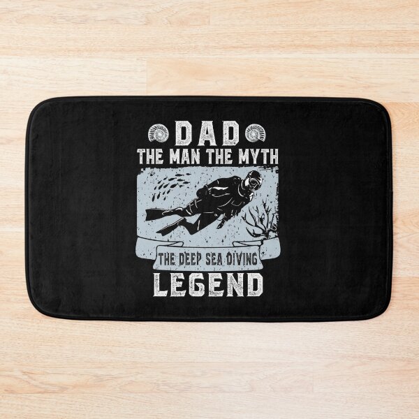 Item preview, Dad Man Myth deep sea diving legend diving diver saying design designed and sold by brunsch-print.
