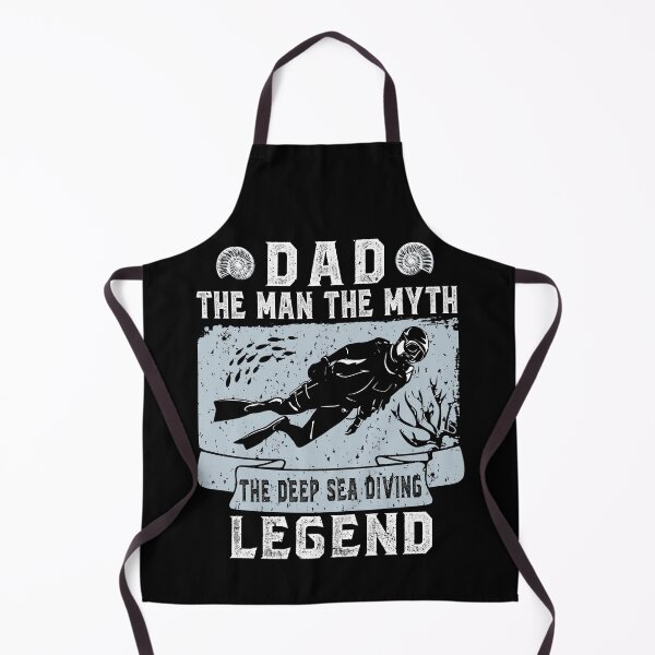 Item preview, Dad Man Myth deep sea diving legend diving diver saying design designed and sold by brunsch-print.