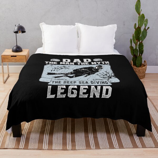 Item preview, Dad Man Myth deep sea diving legend diving diver saying design designed and sold by brunsch-print.