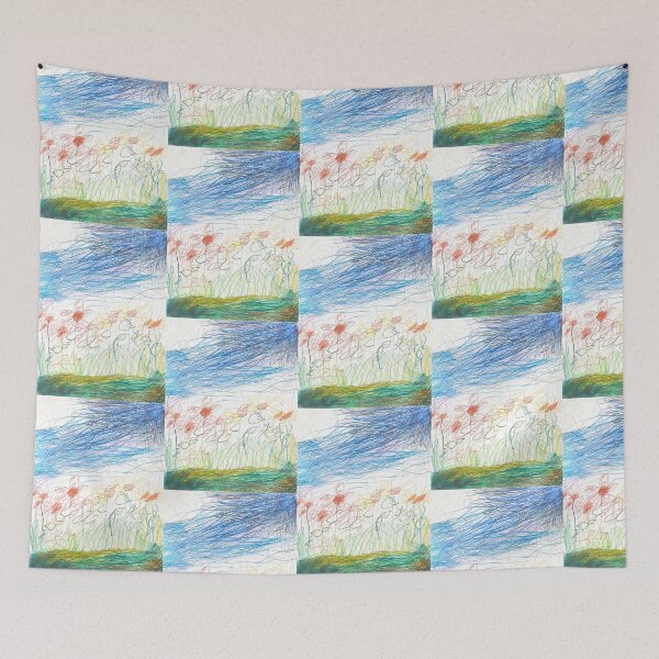 Item preview, Wild Field of Flowers designed and sold by Joshandcompany.