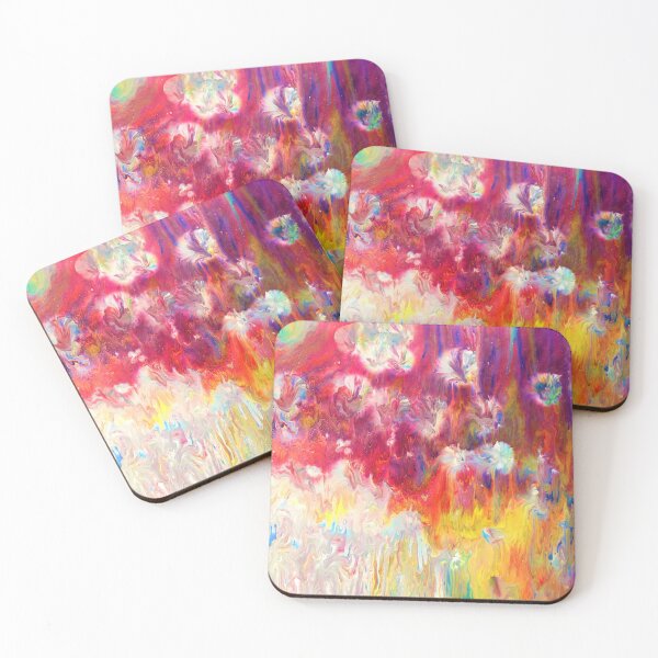 Item preview, Dreamgarden acrylic abstract on canvas designed and sold by Color Splash Gallery.