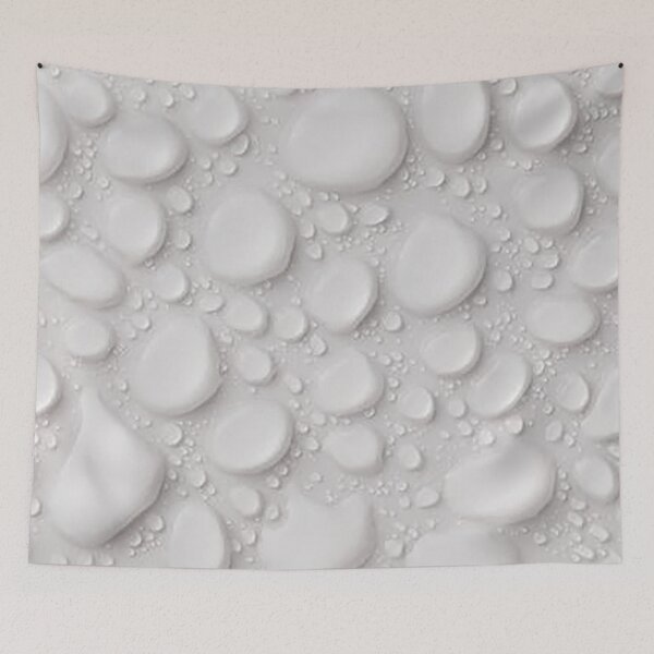 Item preview, Water Drops, beads, rain drops, bubbles, white, clear, wet, drenched,  designed and sold by Nostrathomas66.