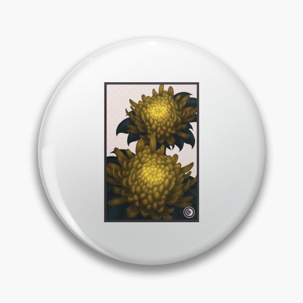 Artikelvorschau, Hanafuda Chrysantheme 02 entworfen und verkauft von MrRamenBox.