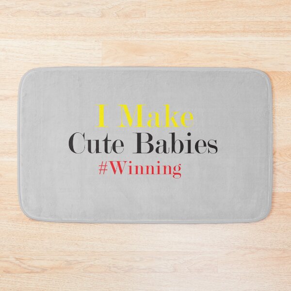 Item preview, I MAKE CUTE BABIES WINNING, Fathers Day Gift, Graphic Creative Tee, Baby Daddy designed and sold by adjamine.