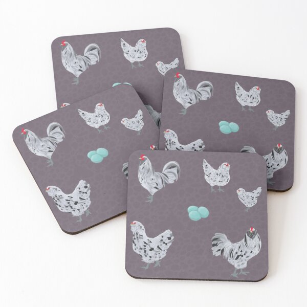 Item preview, Splash Ameraucana Pattern Plum designed and sold by Ashley Gagnon.