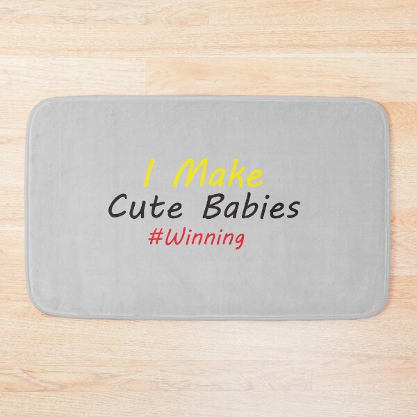 Item preview, I MAKE CUTE BABIES WINNING, Fathers Day Gift, Graphic Creative Tee, Baby Daddy designed and sold by adjamine.