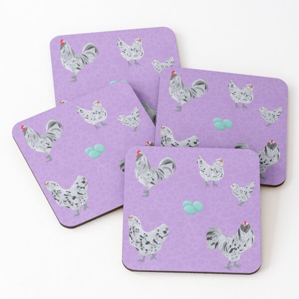 Item preview, Splash Ameraucana Pattern Purple designed and sold by Ashley Gagnon.