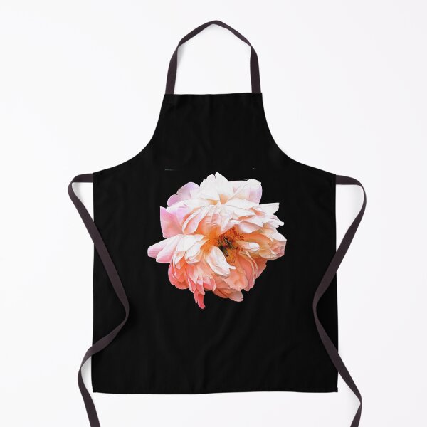 Item preview, Light Peony on a Black Background designed and sold by SeaChangeDesign.