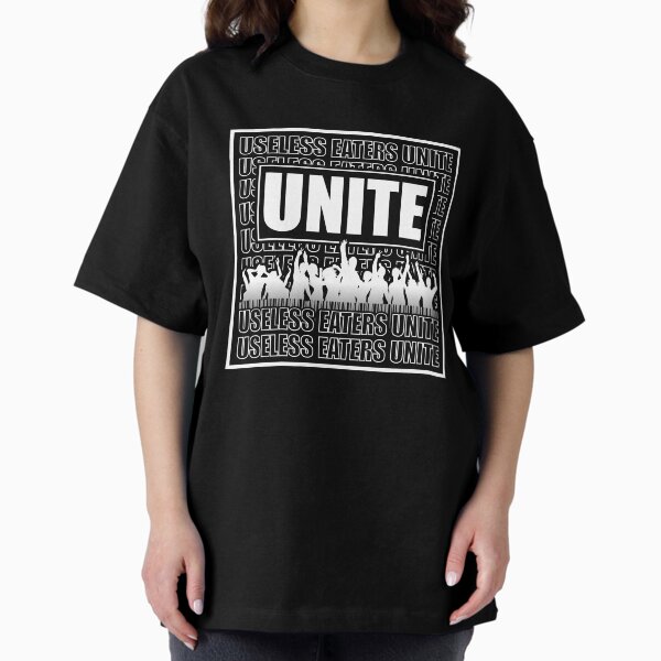 Item preview, Useless Eaters Unite - Anti-Globalism, New World Order, Great Reset OBEY parody designed and sold by NatIntrovertSoc.