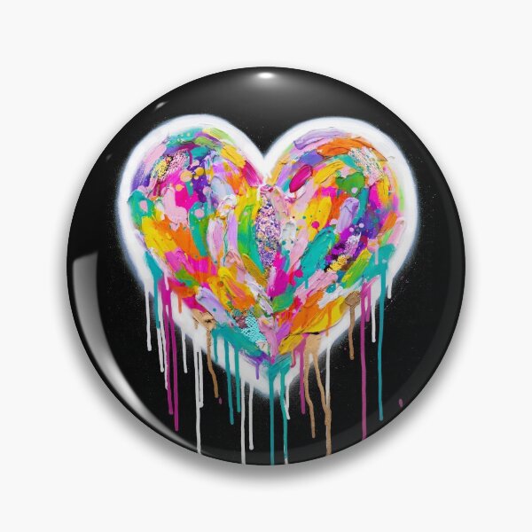 Item preview, Street Heart (White on Black) designed and sold by katetova.