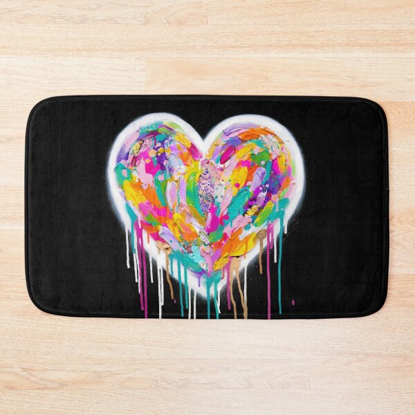 Item preview, Street Heart (White on Black) designed and sold by katetova.