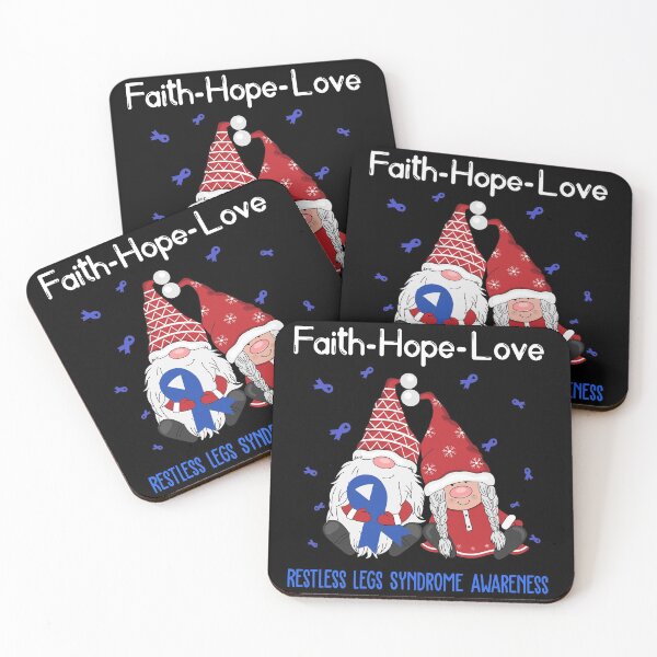 Item preview, Faith Hope Love Restless Legs Syndrome Awareness designed and sold by Sabfit.