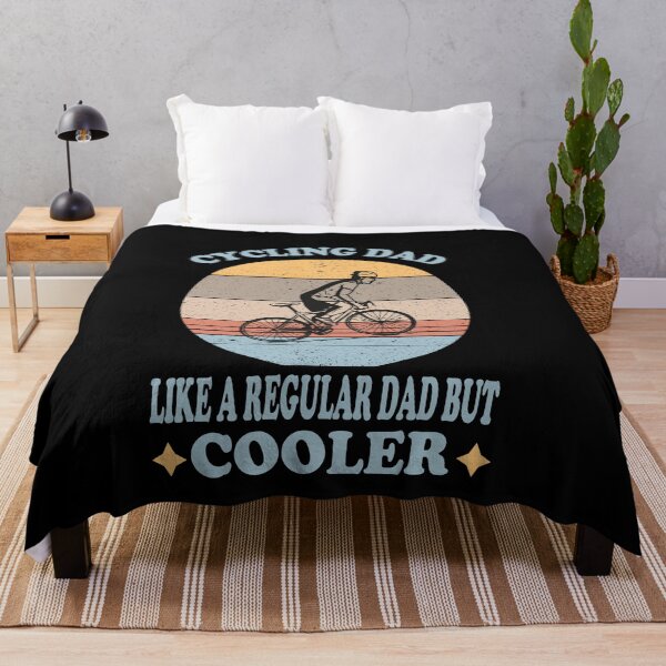 Item preview, Funny Cycling Dad Like A Regular Dad But Cooler Cute Vintage Gift For A Biker Dad designed and sold by Rassitni.