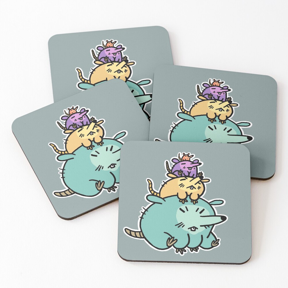 Item preview, Coasters (Set of 4) designed and sold by Flumpy-Tripod.