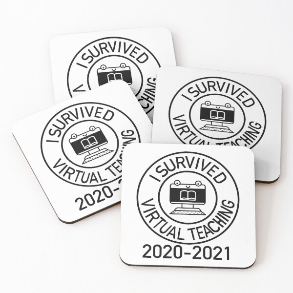 Item preview, I Survived Virtual Teaching 2020-2021 Two designed and sold by Gsallicat.