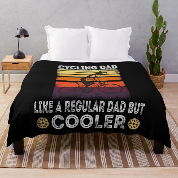 Item preview, Funny Cycling Dad Like A Regular Dad But Cooler Cute Vintage Gift For A Biker Dad designed and sold by Rassitni.