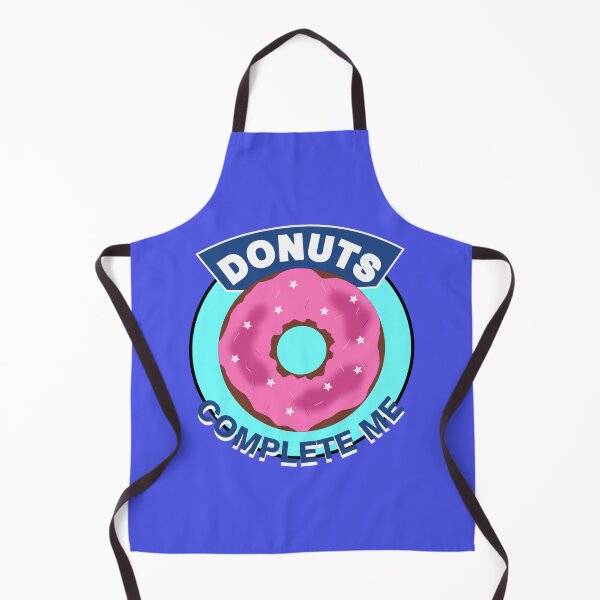 Item preview, Donuts Complete Me Design - Large Donut on a Light Blue BG designed and sold by ThisNThatImages.