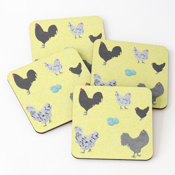 Item preview, BBS Ameraucana Pattern Yellow designed and sold by Ashley Gagnon.