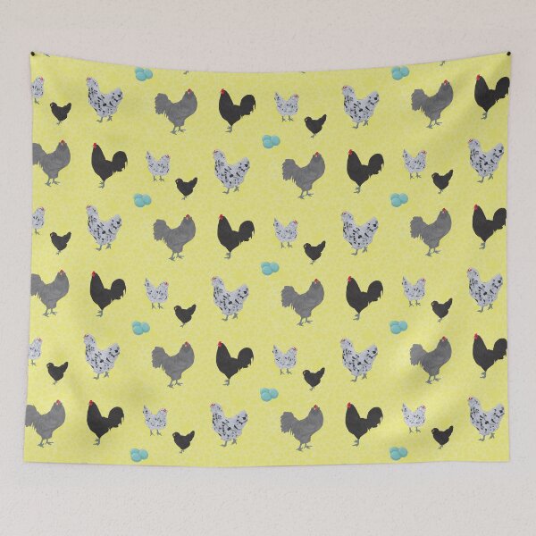 Item preview, BBS Ameraucana Pattern Yellow designed and sold by Ashley Gagnon.