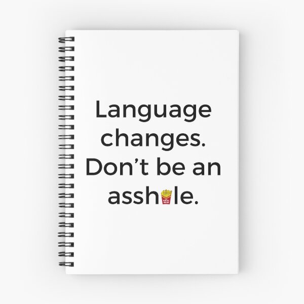 Item preview, Language changes. designed and sold by vocalfriespod.