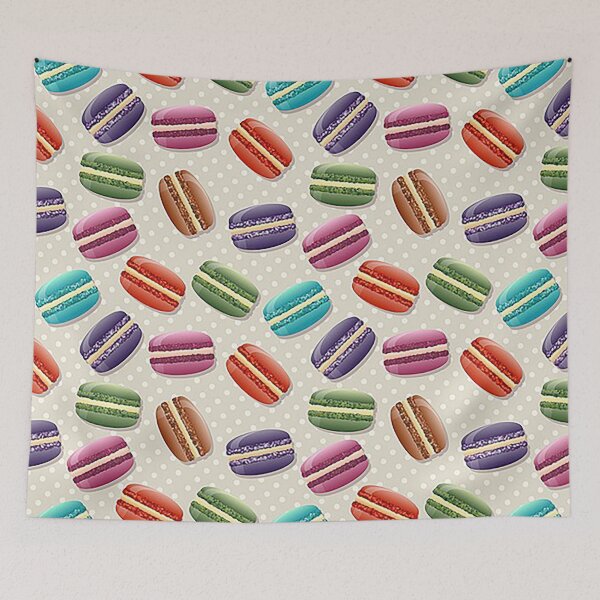 Item preview, Colorful Macaroons, Pattern illustration, Blue macaroon designed and sold by Nostrathomas66.