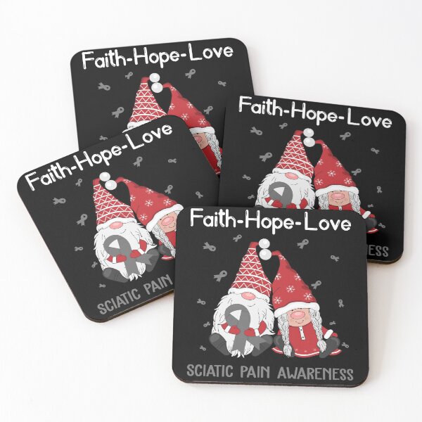 Item preview, Faith Hope Love Sciatic Pain Awareness designed and sold by Sabfit.