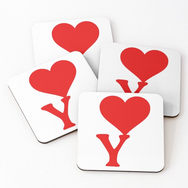 Item preview, Heart with letter initial Y || Heart over designed and sold by ronaldsonou.