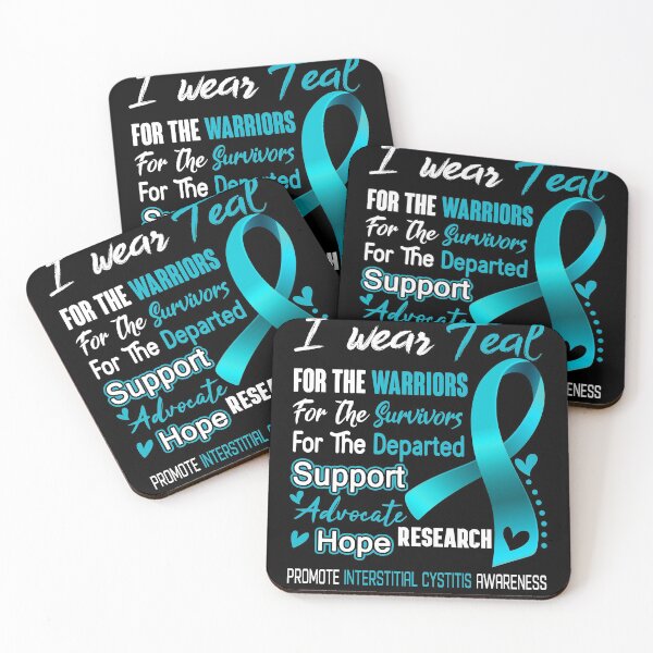 Item preview, I Wear Teal For The Warriors Promote Interstitial Cystitis Awareness designed and sold by hvoid41.