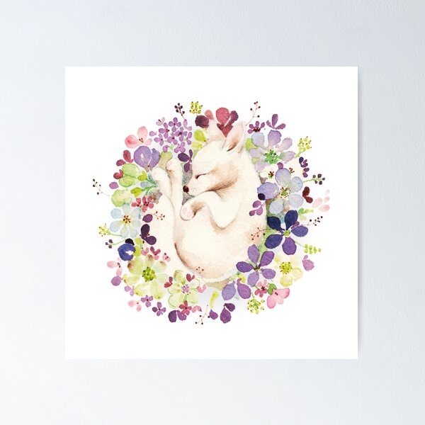Item preview, White Fox in Summer designed and sold by jjsgarden.