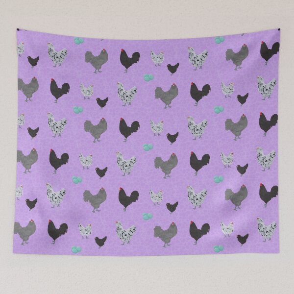 Item preview, BBS Ameraucana Pattern Purple designed and sold by Ashley Gagnon.