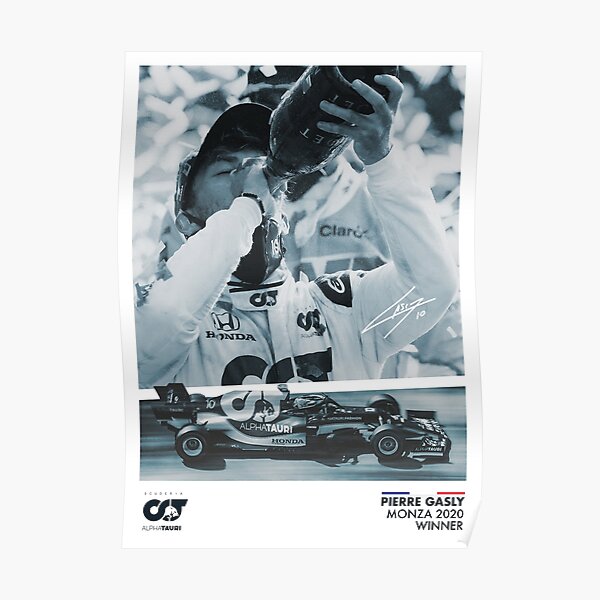 Pierre Gasly Monza Affiche Poster
