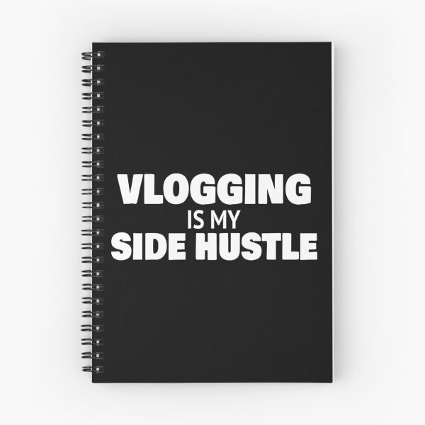 Item preview, Vlogging Is My Side Hustle Vlog Vlogger Themed T Shirt Merch designed and sold by PRINTS2HOT.