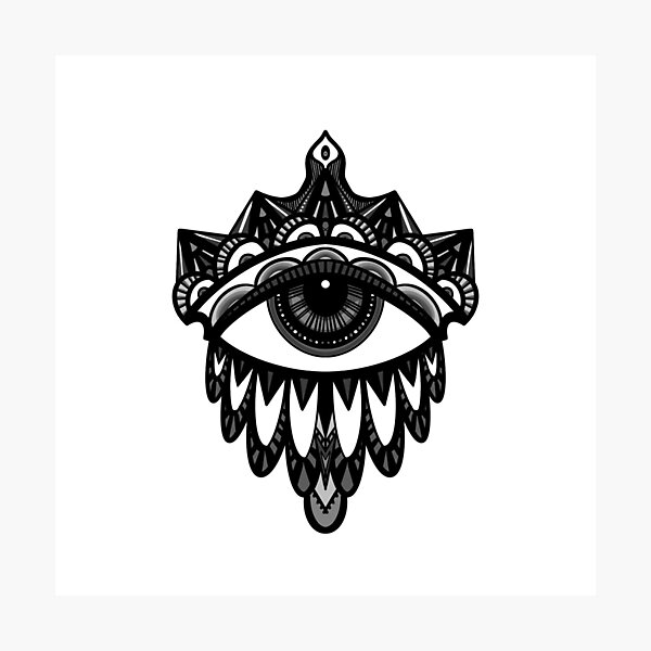 Fotodrucke Auge Tattoo Redbubble