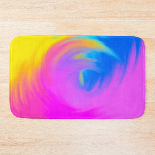 Item preview, Bright Multicolored Watercolor Swirl Wave (Blue, Pink, Yellow) designed and sold by Cosmic-Ferret.