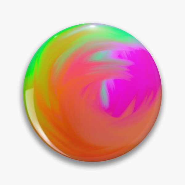 Item preview, Bright Multicolored Watercolor Swirl Wave (Pink, Orange, Green) designed and sold by Cosmic-Ferret.